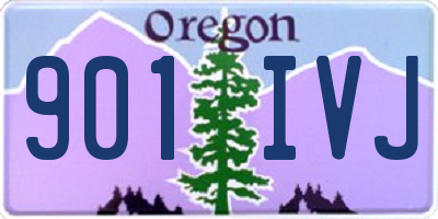 OR license plate 901IVJ