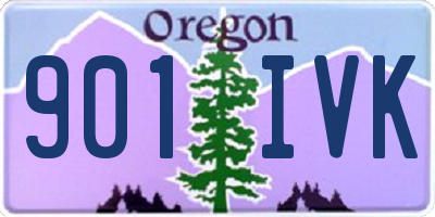 OR license plate 901IVK