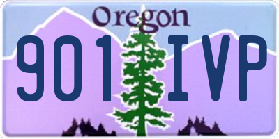 OR license plate 901IVP