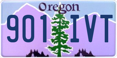 OR license plate 901IVT