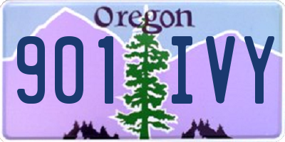 OR license plate 901IVY