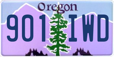 OR license plate 901IWD