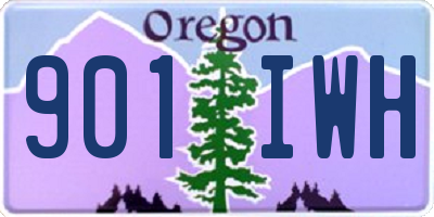 OR license plate 901IWH