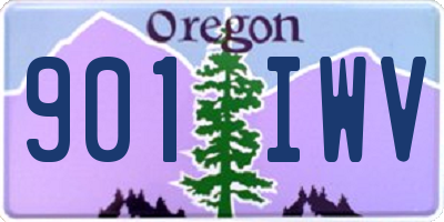 OR license plate 901IWV