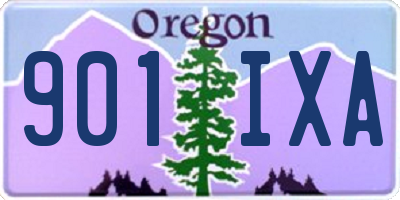 OR license plate 901IXA