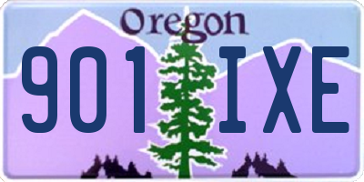 OR license plate 901IXE