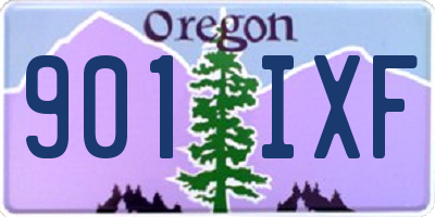 OR license plate 901IXF