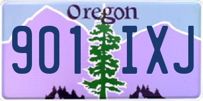 OR license plate 901IXJ