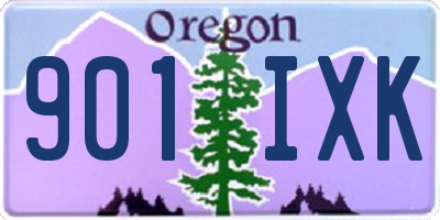 OR license plate 901IXK