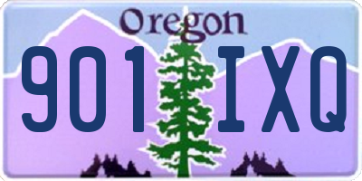 OR license plate 901IXQ