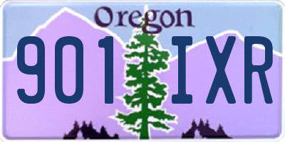 OR license plate 901IXR