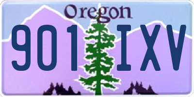 OR license plate 901IXV