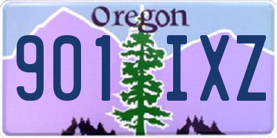 OR license plate 901IXZ