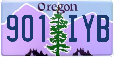 OR license plate 901IYB