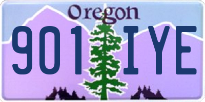 OR license plate 901IYE