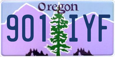 OR license plate 901IYF