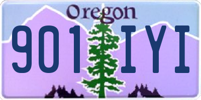 OR license plate 901IYI