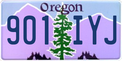 OR license plate 901IYJ