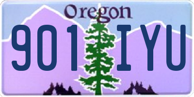 OR license plate 901IYU