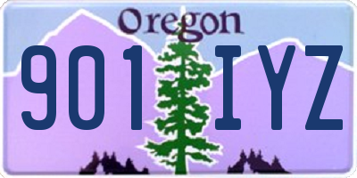 OR license plate 901IYZ