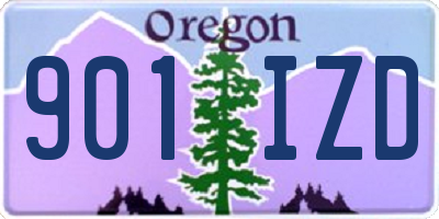 OR license plate 901IZD