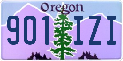 OR license plate 901IZI