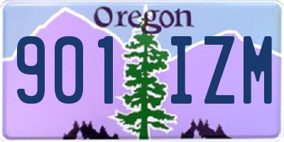 OR license plate 901IZM