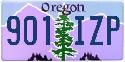 OR license plate 901IZP