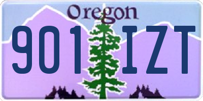 OR license plate 901IZT