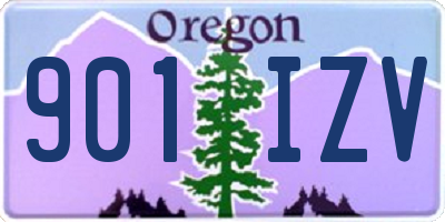 OR license plate 901IZV