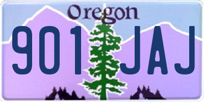 OR license plate 901JAJ