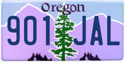 OR license plate 901JAL