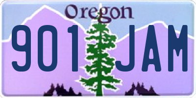 OR license plate 901JAM