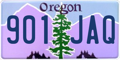 OR license plate 901JAQ