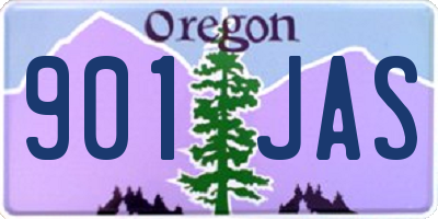 OR license plate 901JAS