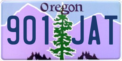OR license plate 901JAT