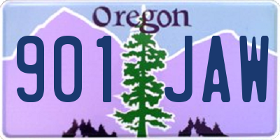 OR license plate 901JAW