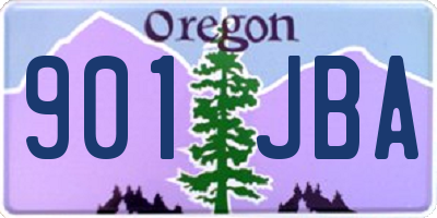OR license plate 901JBA