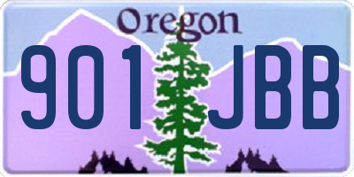OR license plate 901JBB