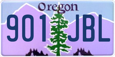 OR license plate 901JBL