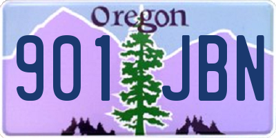 OR license plate 901JBN
