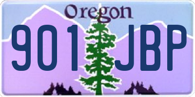 OR license plate 901JBP