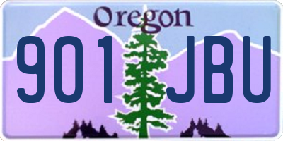 OR license plate 901JBU