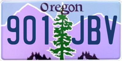 OR license plate 901JBV