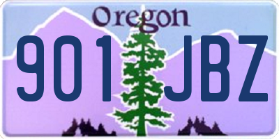 OR license plate 901JBZ
