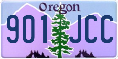 OR license plate 901JCC