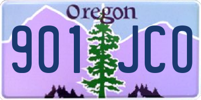 OR license plate 901JCO