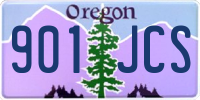 OR license plate 901JCS
