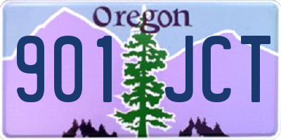OR license plate 901JCT