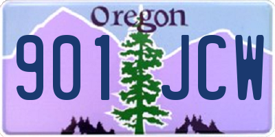 OR license plate 901JCW